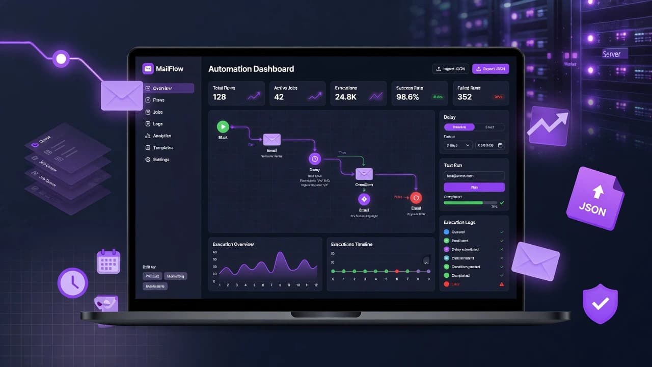 MailFlow - Email Automation System Banner